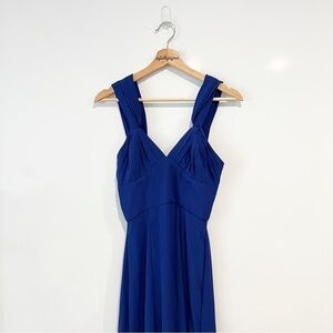 Fame and Partners Sweetheart Chiffon Maxi Dress